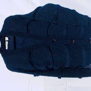 Beautiful Chelsea Young teal mohair/wool sweater Size S but it's roomy Pre owned